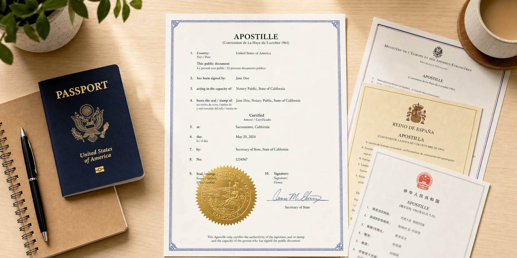 Beverly Hills apostille services