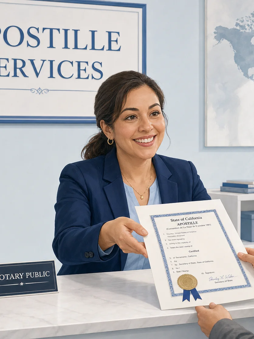 Apostille support illustration