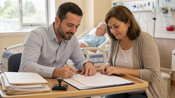 Urgent hospital paperwork when family lives abroad: a simple guide to notarization, apostilles, and translations