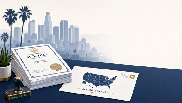 A Simple Guide to Apostille Services in Los Angeles (Plus Mail-In Help From All 50 States)